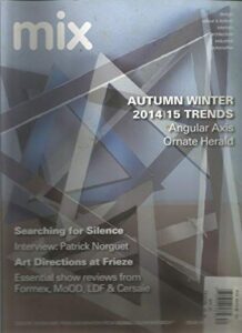 mix, the magazine for colour, design, & trends, autumn/winter, 2014/15 ~