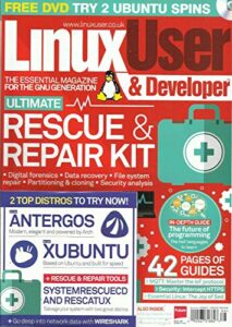 linux user & developer magazine, rescue & repair kit december, 2017 issue #186