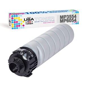 made in usa toner for ricoh mp2554,mp2555,mp3054,mp3055,mp3554,mp3555,mp4054,mp4055, mp5054,mp5055,mp6054,mp6055, im2500, im3500, im4000, im5000, im6000, 841999, 841993, 842124, 842126 (black, 1 ctg)