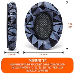 Design Pack 2 | WC Wicked Cushions Replacement Ear Pads for Bose QuietComfort 35 (QC35) & QuietComfort 35ii (QC35ii) Headphones & More - Improved Comfort & Durability