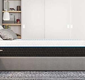 EquaLite Plus Copper Cooled Hybrid Mattress 12-inch, Queen, Firm