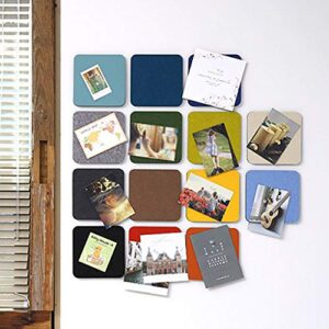 Geometric Pattern Felt, Wall Sticker memo Note Board, Photo Message Display Board, Multi-Purpose Home Decoration Board