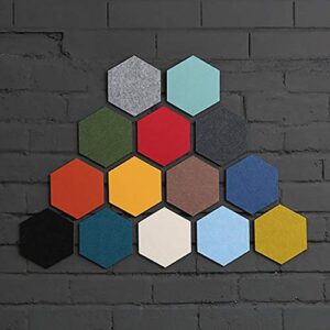 Geometric Pattern Felt, Wall Sticker memo Note Board, Photo Message Display Board, Multi-Purpose Home Decoration Board