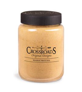 crossroads classic candle 26 oz. - warm pretzel