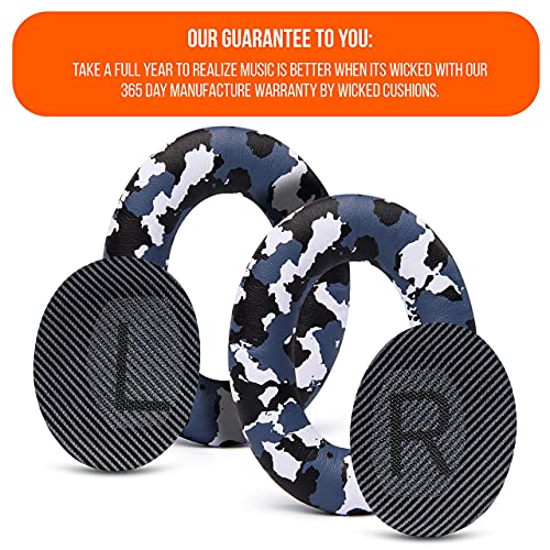 Design Pack 3 | WC Wicked Cushions Replacement Ear Pads for Bose QuietComfort 35 (QC35) & QuietComfort 35ii (QC35ii) Headphones & More - Improved Comfort & Durability