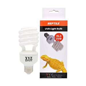 xyzreptiles 26 watt reptile uvb bulb 15.0 reptile light