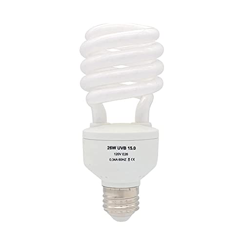 XYZReptiles 26 Watt Reptile UVB Bulb 15.0 Reptile Light