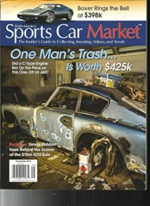 keith martin's sports car market, one man's trash september, 2018 vol. 30# 9
