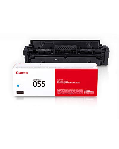 Color imageCLASS MF741Cdw - Multifunction, Wireless, Mobile-Ready, Duplex Laser Printer with 3 Year Warranty & ® 055 Cyan Toner Cartridge, 3015C001