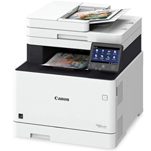 Color imageCLASS MF741Cdw - Multifunction, Wireless, Mobile-Ready, Duplex Laser Printer with 3 Year Warranty & ® 055 Cyan Toner Cartridge, 3015C001