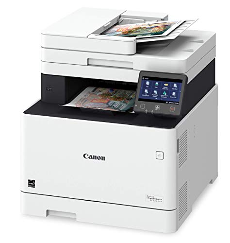 Color imageCLASS MF741Cdw - Multifunction, Wireless, Mobile-Ready, Duplex Laser Printer with 3 Year Warranty & ® 055 Cyan Toner Cartridge, 3015C001