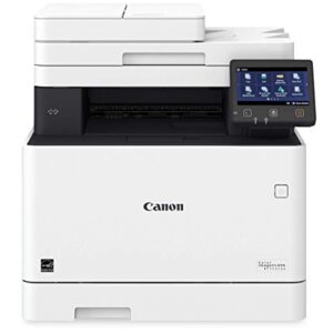 Color imageCLASS MF741Cdw - Multifunction, Wireless, Mobile-Ready, Duplex Laser Printer with 3 Year Warranty & ® 055 Cyan Toner Cartridge, 3015C001