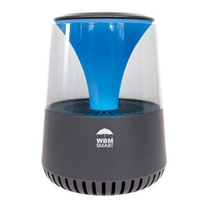 wbm smart hepa air purifier, with bluetooth speaker, black