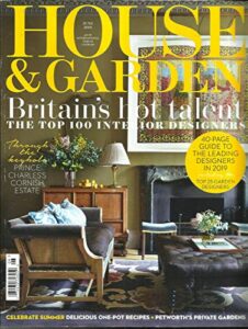 house & garden magazine, britain's hot talent the top 100 interior designer
