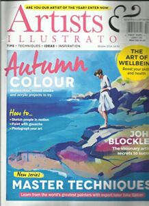 artists illustrator magazine, autumn colour october, 2018 issue, 396