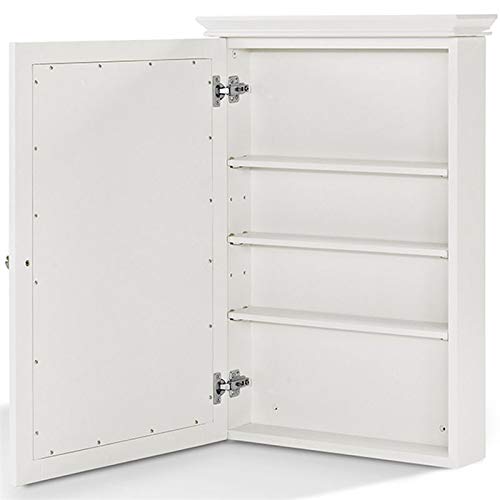 Pemberly Row Mirror Medicine Cabinet in White