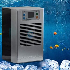 DYRABREST Fish Tank Chiller 100W 35L Water Chiller Fish Shrimp Tank Cooler Heating Cooling Summer 1-3l/min Circulating Water Pump Flow for Aquarium and Home Use