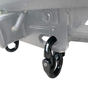 enixwill 2pc 1/2 inch tow hitch safety chain hammerlock connector link grade 80 coupling link