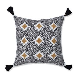 pillow perfect indoor hiawatha gold 18 inch throw pillow, 18 x 18 x 5