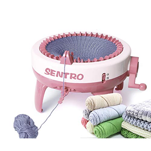 Knitting Machines, 40 Needles Knitting Loom Machines, Smart Knitting Board Rotating Double Weaving Loom Machine Kit for Kids and Adults
