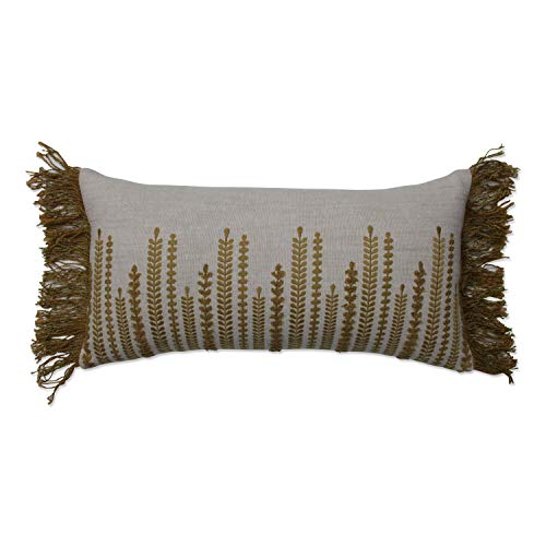 Pillow Perfect Indoor Alpine Gold Throw Pillow, 23 X 11.5 X 5, Yellow