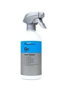 koch-chemie - glass cleaner - effortlessly removes stubborn dirt, oil, grease, insects, and residues; ready-to-use streak-free formula; gloss and smoothness additive; fresh fragrance (500 milliliters)