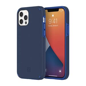 Incipio Duo Case Compatible with iPhone 12 & iPhone 12 Pro - Dark Blue/Classic Blue