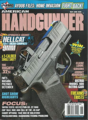 AMERICAN HANDGUNNER MAGAZINE, ASTRA MODEL 400 RETRO-GUN MAY/JUNE, 2020 NO.03