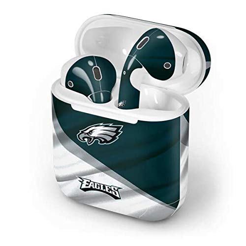 Skinit Decal Audio Skin Compatible with Apple AirPods with Lightning Charging Case - Officially Licensed NFL Philadelphia Eagles Design