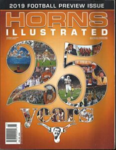 horns illustrated 2019 football preview issue magazine, issue, 2019 vol. 28