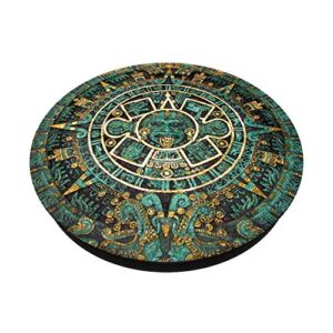 Aztec Calendar Mexican Mayan Gift PopSockets PopGrip: Swappable Grip for Phones & Tablets