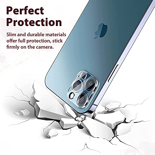 EGV [3 Pack Camera Lens Protector Compatible for iPhone 12 Pro 6.1-inch (2020)[Premium Tempered Glass] [Anti-Scratch] [Case Friendly] 99.99% Transparency