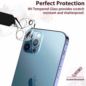 EGV [3 Pack Camera Lens Protector Compatible for iPhone 12 Pro 6.1-inch (2020)[Premium Tempered Glass] [Anti-Scratch] [Case Friendly] 99.99% Transparency