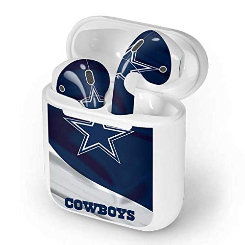 Skinit Decal Audio Skin Compatible with Apple AirPods with Lightning Charging Case - Officially Licensed NFL Dallas Cowboys Design