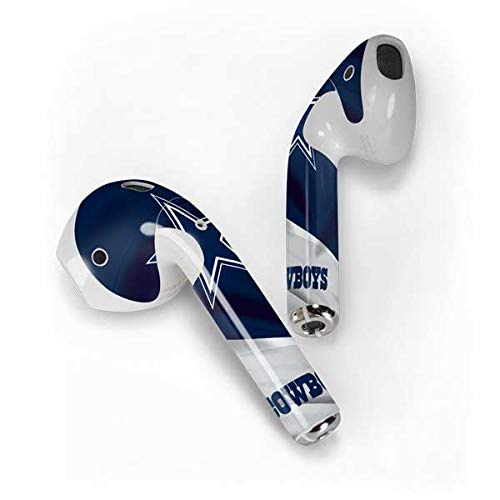 Skinit Decal Audio Skin Compatible with Apple AirPods with Lightning Charging Case - Officially Licensed NFL Dallas Cowboys Design