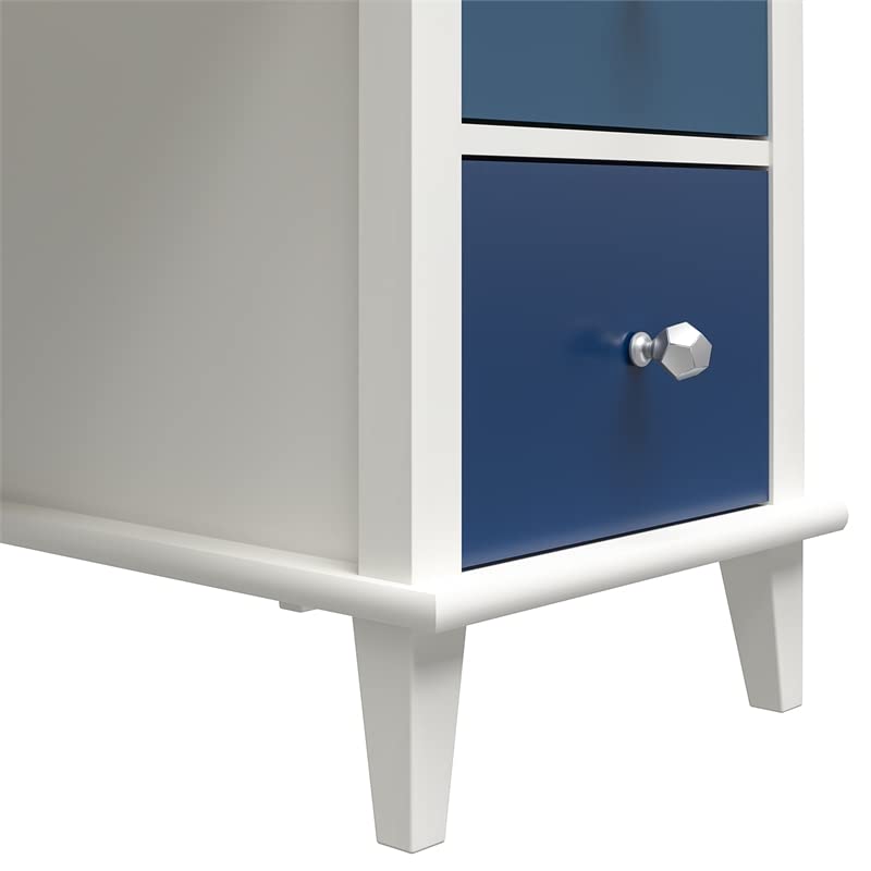 Little Seeds Monarch Hill Poppy Kids White, Blue Drawers Desk