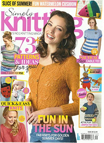 SIMPLY KNITTING, SEPTEMBER, 2016 ISSUE 149 (THE UK'S NO.1 KNITTING MAGAZINE