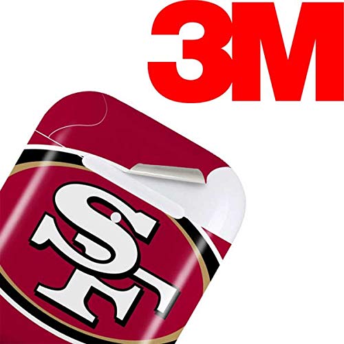 Skinit Decal Audio Skin Compatible with Apple AirPods with Lightning Charging Case - Officially Licensed NFL San Francisco 49ers Large Logo Design