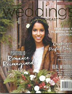 weddings southeast magazine, portfolio romance reimagined winter, 2018/2019