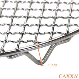 CAXXA Round 304 (18/8) Stainless Steel Canning Rack, Backing Rack, Cooling Rack (8 Inch)