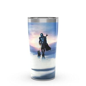 tervis triple walled star wars - the mandalorian this is the way insulated tumbler cup keeps drinks cold & hot, 20oz - stainless steel, stainless steel