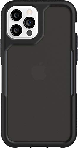 Griffin Survivor Endurance GIP-056-BKG Protective Case for iPhone 12 & 12 Pro - Black/Grey