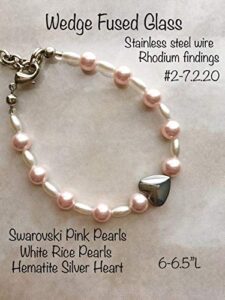 baby/youth pink pearl bracelet