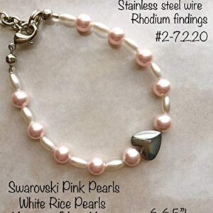 Baby/Youth Pink Pearl Bracelet