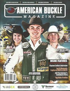 american buckle magazine, 2020 rodeo season preview issue, 2019 volume, 01