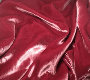 antique rose - silk/rayon velvet fabric
