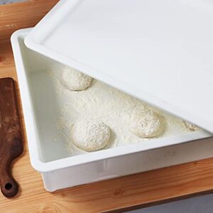 Caspian White Lid for Plastic Pizza Dough Box Covering,1 Piece(Lid)