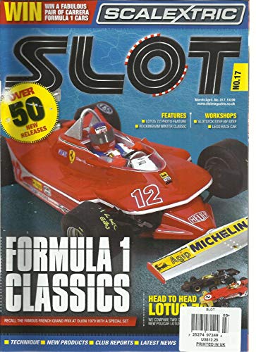 SLOT MAGAZINE MARCH/APRIL, 2016 NO. 017 FORMULA 1 CLASSICS