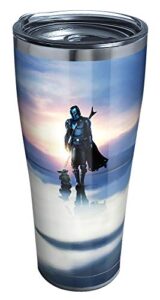 tervis triple walled star wars - the mandalorian this is the way insulated tumbler cup keeps drinks cold & hot, 30oz - stainless steel, stainless steel