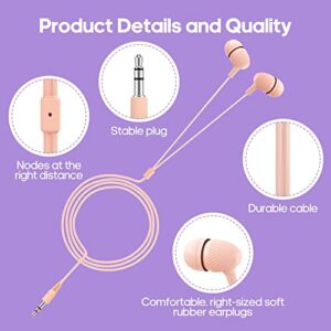 Kids Earbuds Bulk 30 Pack Macaron Colors Mixed, Wholesale Durable Earphones in-Ear Headphones Perfect for Schools Classrooms Students Teens Children Gift and Adult